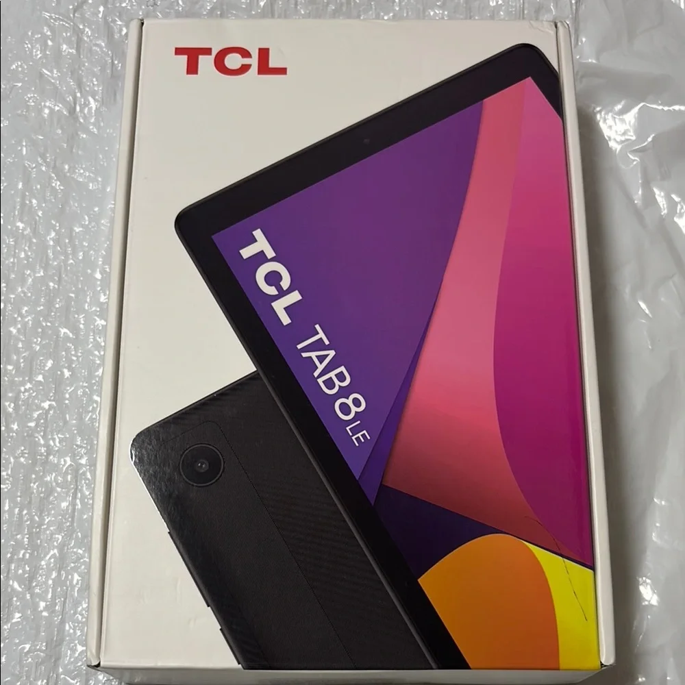 TCL Black Tablet with Vibrant Display and Sleek Design